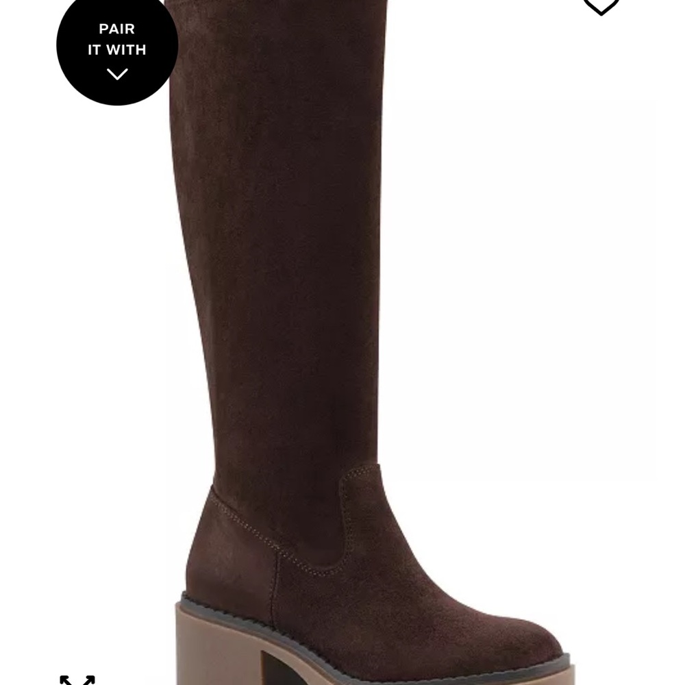 White Mountain Dark Brown Over the Knee Boots